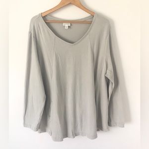 Pure Jill Women’s 3X Plus Pullover Soft-touch Cotton Kangaroo Pocket Sweatshirt